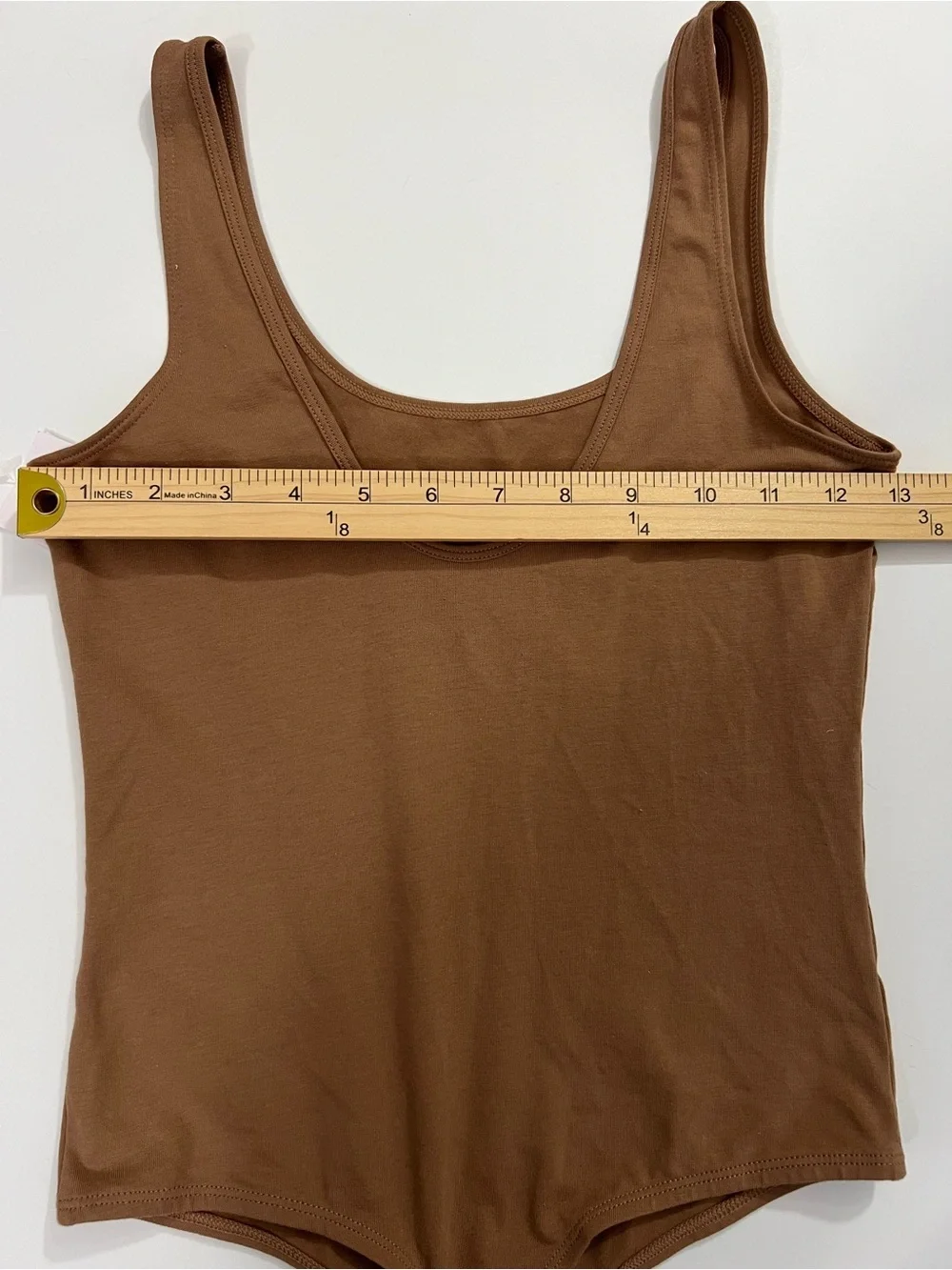 NWT Auden Tan Bodysuit XS